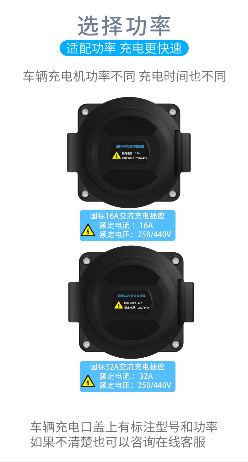 7KW汽車(chē)充電樁 新能源充電樁 家用充電樁 刷卡充電樁